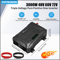 DATOUBOSS Rechargeable Lifepo4 Batteries Voltage Converters Inverter
