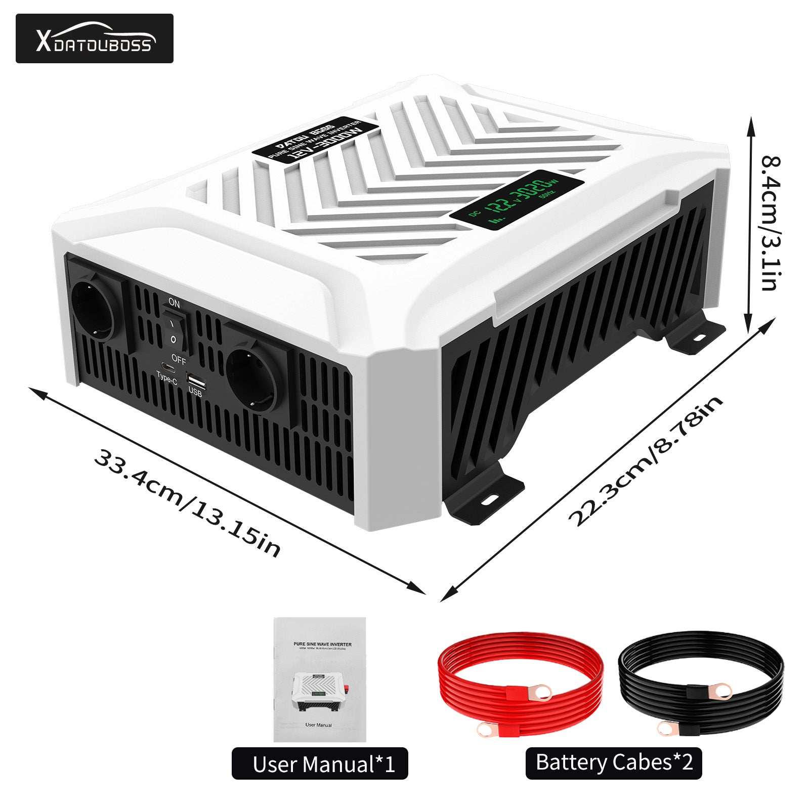 DATOUBOSS Rechargeable Lifepo4 Batteries Voltage Converters Inverter