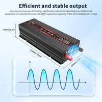 DATOUBOSS Rechargeable Lifepo4 Batteries Voltage Converters Inverter