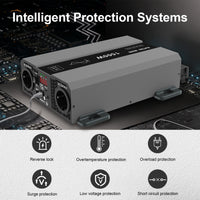 DATOUBOSS Rechargeable Lifepo4 Batteries Voltage Converters Inverter