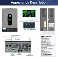 DATOUBOSS Rechargeable Lifepo4 Batteries Voltage Converters Inverter