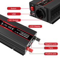 DATOUBOSS Rechargeable Lifepo4 Batteries Voltage Converters Inverter